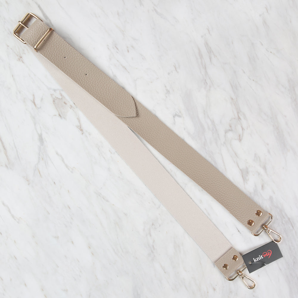 Knitme Kemer Tokalı Çanta Askısı 125x4 cm Bej BA-0005